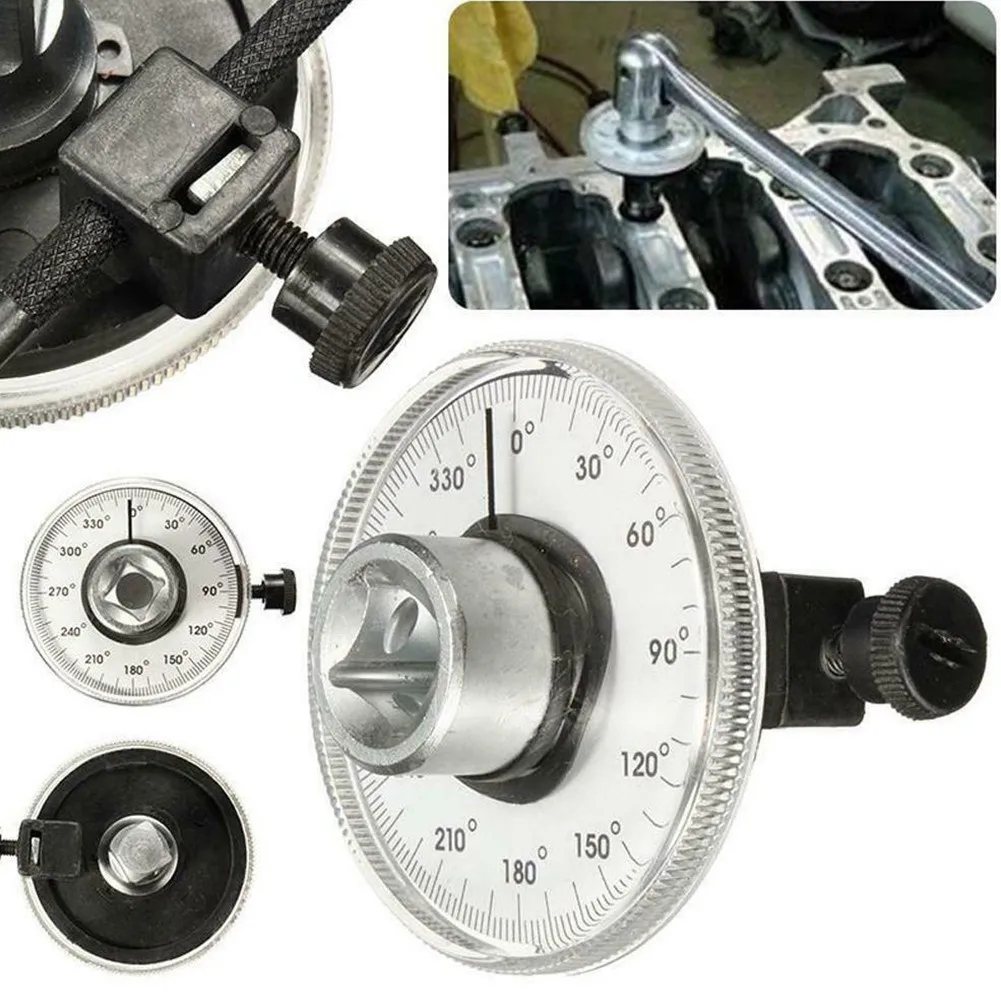 Torque Angle Gauge Efficient 1/2 Drive Torque Angle Gauge Meter Reliable 0 360 Degree Measurement Meter for Wrench