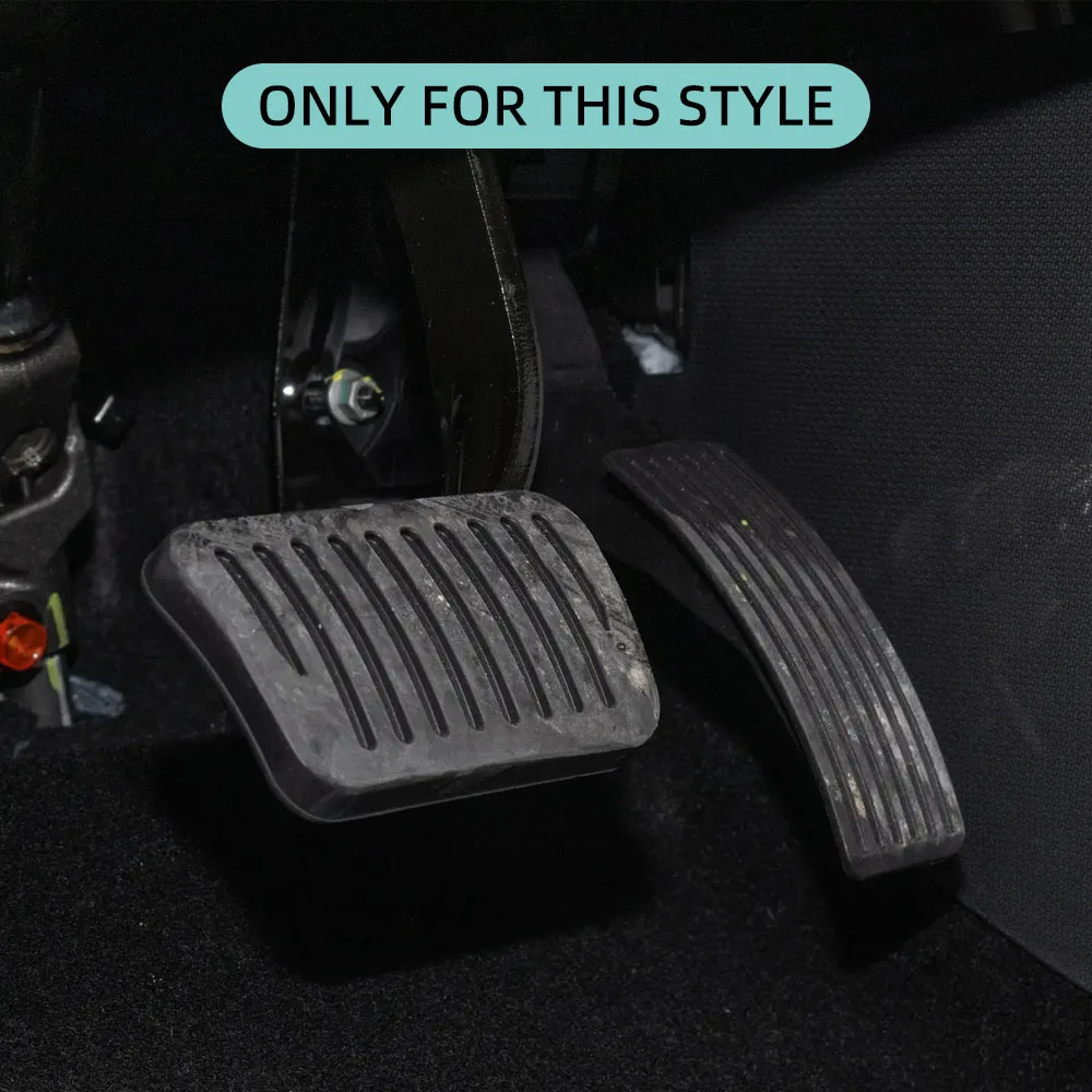 Car Brake Accelerator Pedal Covers Modified for BYD Atto 3 2022-2026 Stainless Steel Anti-slip Interior Pedal Pads Protector