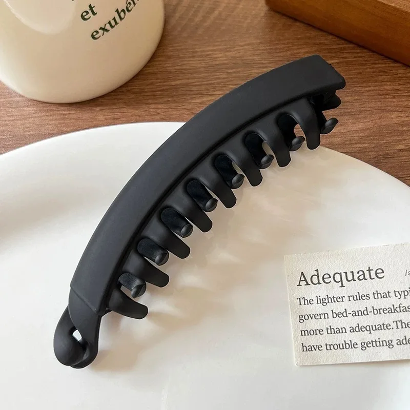 Artiglio per capelli a banana con stampa leopardata vintage per donna Porta coda di cavallo alto Fermaglio per capelli Clip per artiglio Accessori per capelli moda ragazza