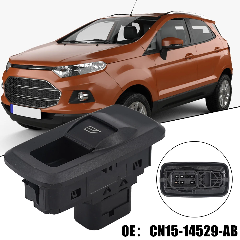 

1PCS Car Electric Casement Switch CN15-14529-AB 6Pins Switch For Ford Festiva Fiesta 2009-2014 For Ford Ecosport 2013-2018 Black