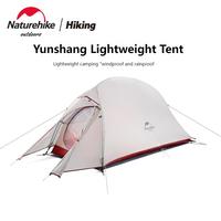 Naturehike Upgrade Cloud Up Camping Tent 20D Silicone Aluminum Pole Ultralight Portable 1-3 Persons 4 Seasons Tent With Mat