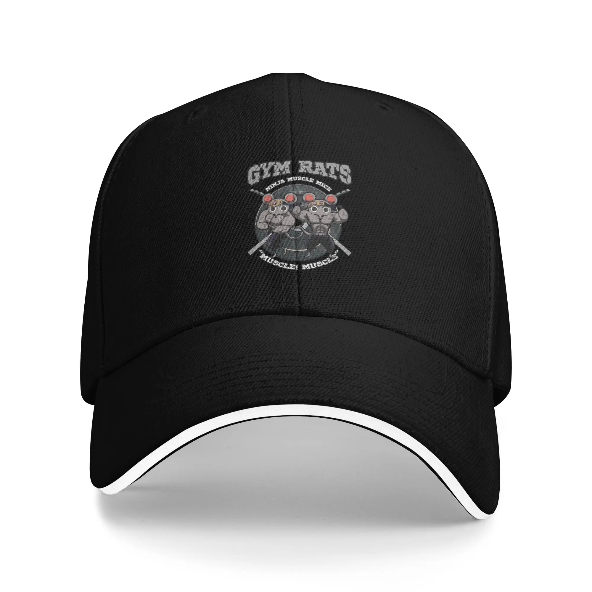 Hot Sale Gym Rats Ninja Muscle Mice Baseball Cap  Fashion Men's Panama Hat  Training Class Men's Panama Hat
