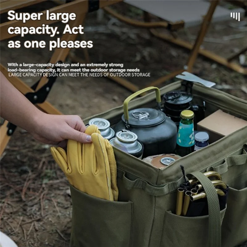 

B48B-Large Multi-Functional Travel Bag Outdoor Folding Storage Box Camping Storage Tool Bag Picnic Firewood Bag