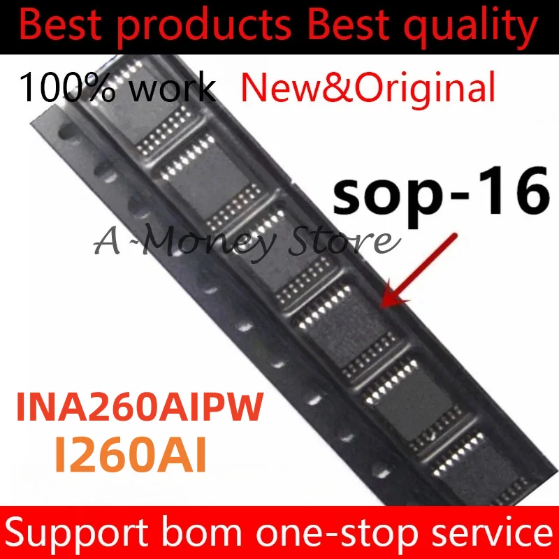 

(5-10pcs)I260AI INA260AI INA260AIPW INA260AIPWR sop-16