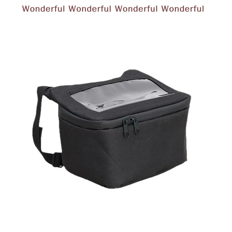 Motorcycle Dashboard Phone Holder Bag Visual Touch 6 Inch Hanging Storage Pouch for Daily Commuting Riding