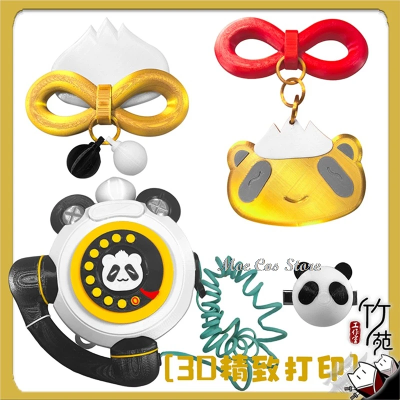 Moe Cos Store ZZZ Dialyn Cosplay Accessories Women Panda Girls Outfits Decors Zenless Zone Zero Halloween Cute Earring Prop view 4