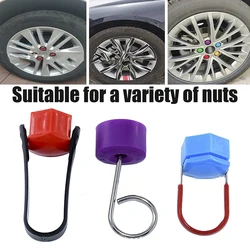 Car Wheel Nut Cover Removal Tool Protective Cover Hook Anti-theft Screw Cap Protective Cover Tweezer Removal Tool