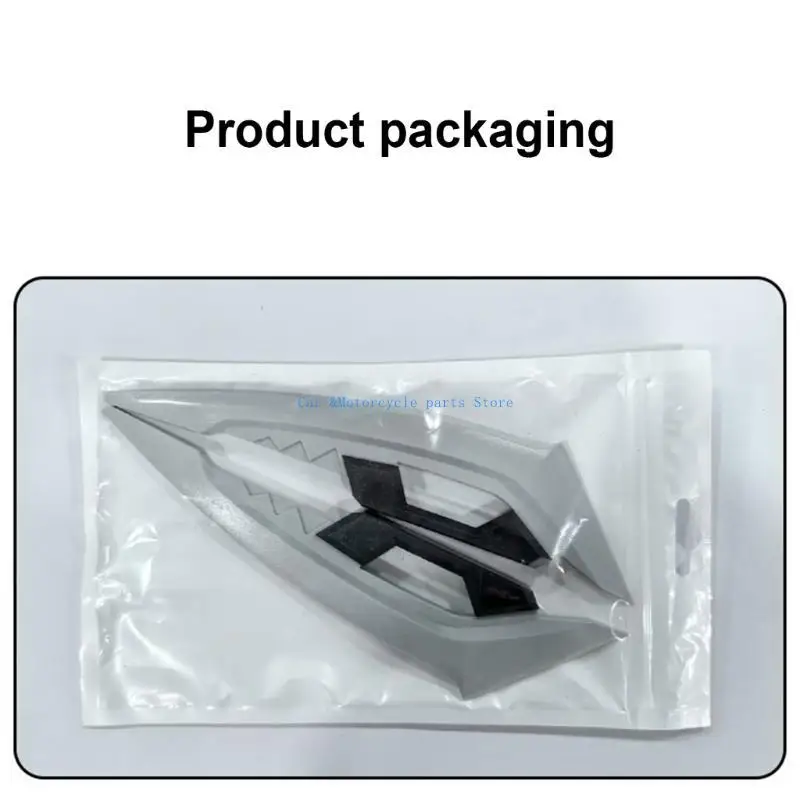

Y9UC 2Pieces Front Side Spoiler Aerodynamic Winglets for Stylish and Stable Commuting