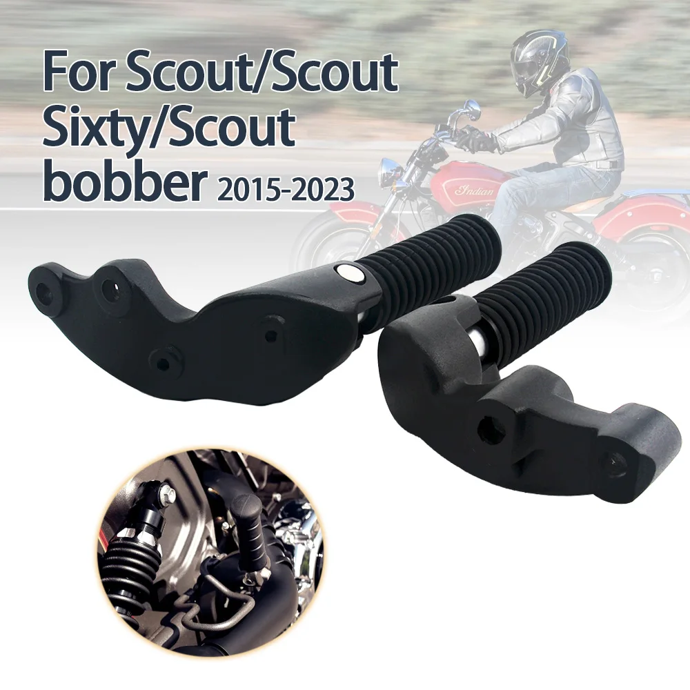 

For Indian Scout 2015-2023 Scout Sixty 2016-2023 Scout Bobber 18-23 Motorcycle Passenger Rear Footpeg Footrest Mounting Bracket