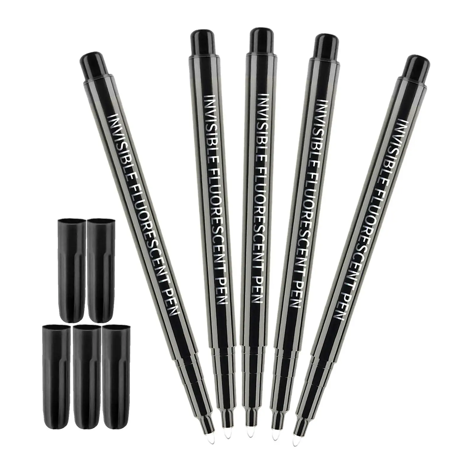5x Marker Pens Disappearing Ink Pen Fluorescent Pen Writing Luminous Pen Invisible Ink Pens for Notes Message Paper Birthday