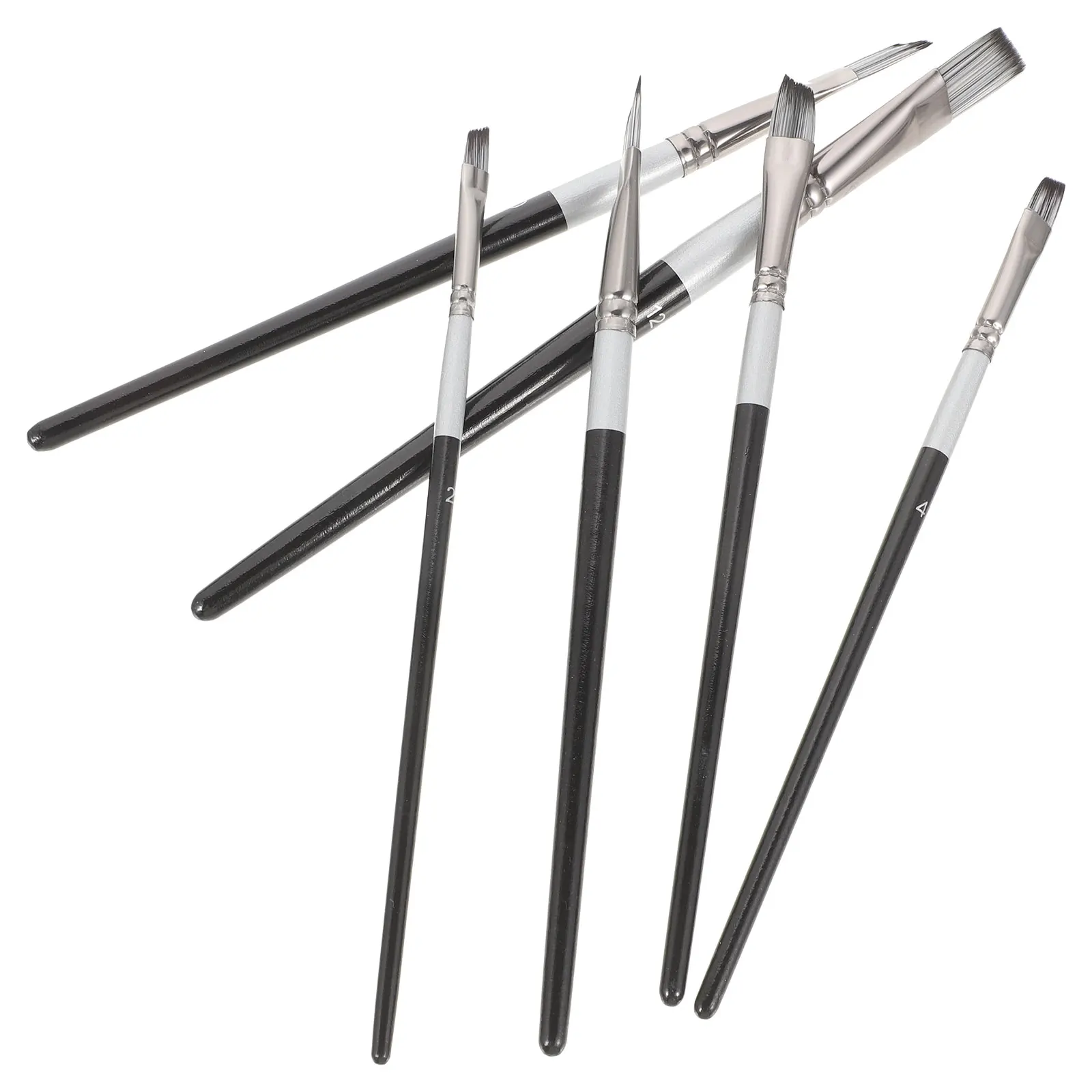 

6Pcs Watercolor Set Durable Safe Long Use Paintbrushes For Acrylic Paint Painting Drawing Acrylic Oil Crafts