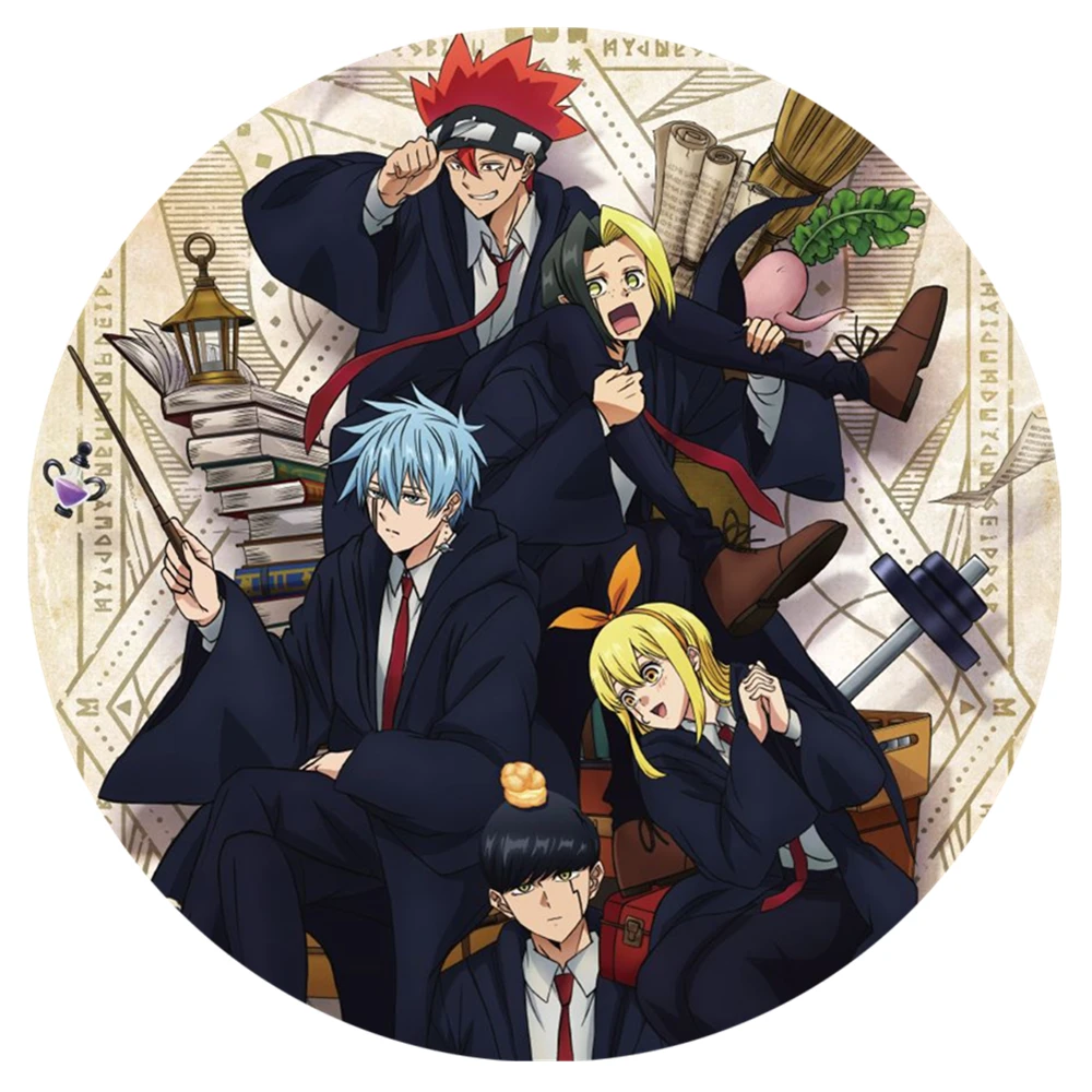 58 mm Anime Mashle: magia e muscoli COSTUME cosplay distintivo spilla SPTE spilla in banda stagnata ﻿   Halloween Prop Natale Gilf