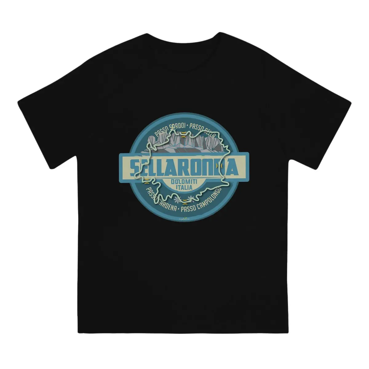 Motorcycles Moto Man TShirt Sella Ronda Dolomites Sellaronda Italy Sticker Fashion T Shirt Graphic Streetwear Hipster