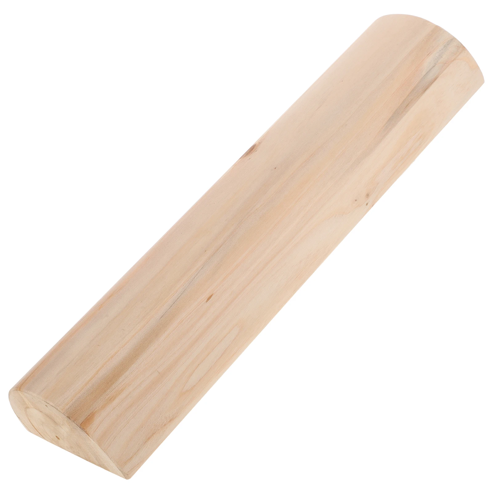 

Solid Wood Pillow Ergonomic Cervical Lumbar Support Breathable Wooden Neck Cylinder Home Decor Sauna Room Pillows Improves Sleep