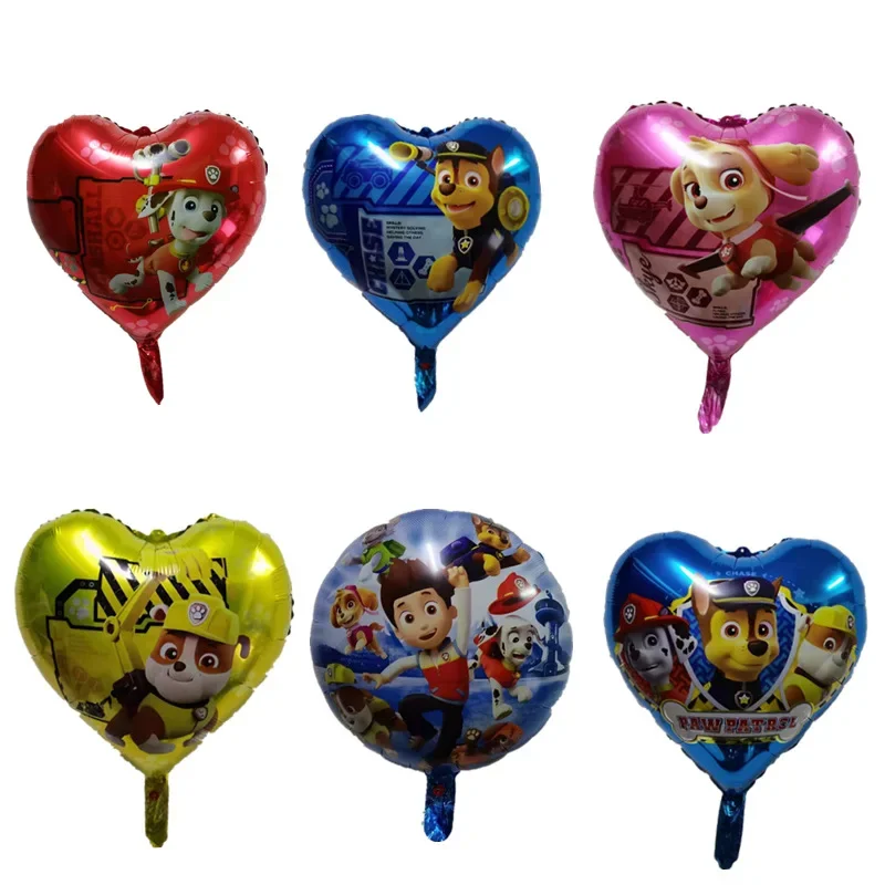 Anime Paw Patrol Cartoon Theme Children's Birthday Wedding Festival School Party Event Decoration Balloon Kid Toy Christmas Gift