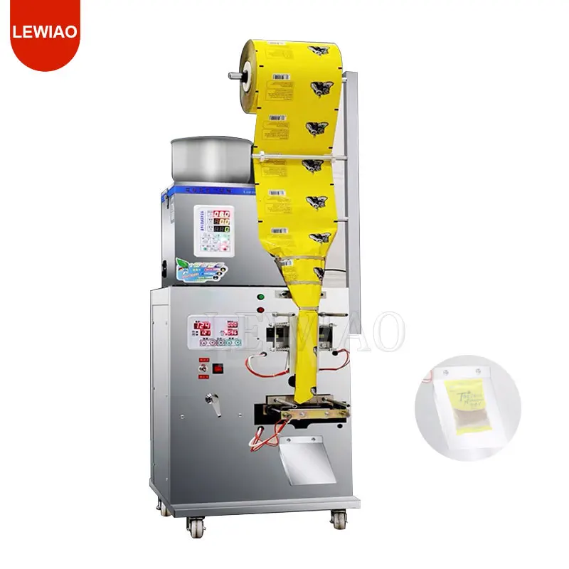 Máquina llenadora de envasado de té, pesadora automática de níspero y gránulos, máquina llenadora de polvo, 220V