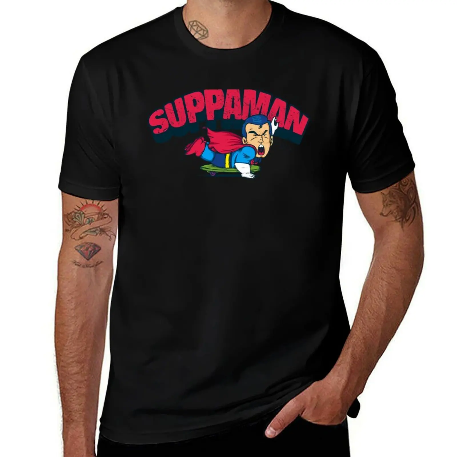 

Suppaman T-Shirt t shirts for man cotton cotton t shirt man anime tshirt T-Shirt