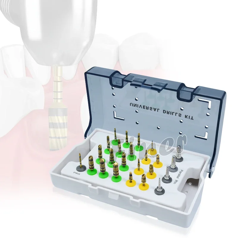 osseodensification burs kit im plant drill De ntal surgical diamond burs