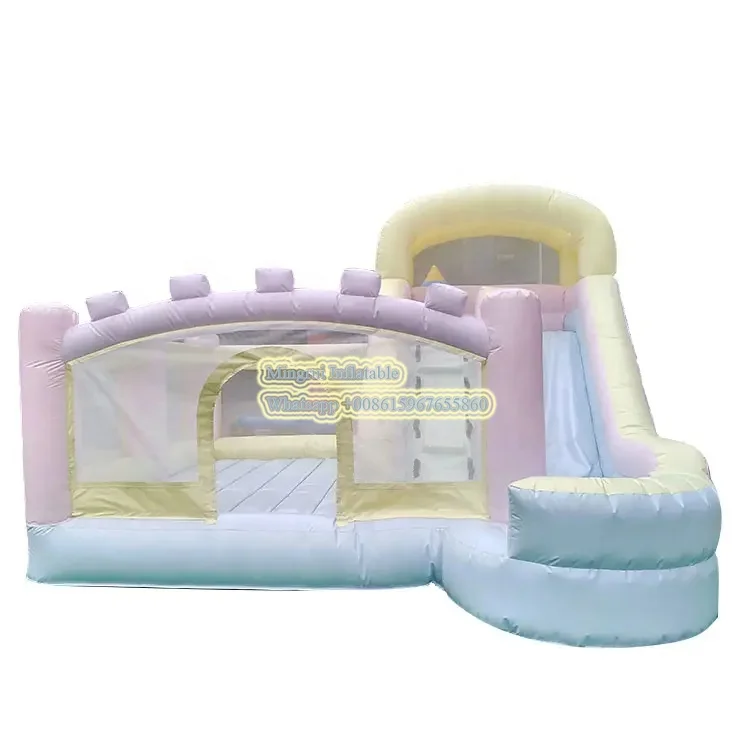 

Custom White wedding bounce house inflatable bouncy castle Inflatable water slide for adult kids Inflatable bouncer