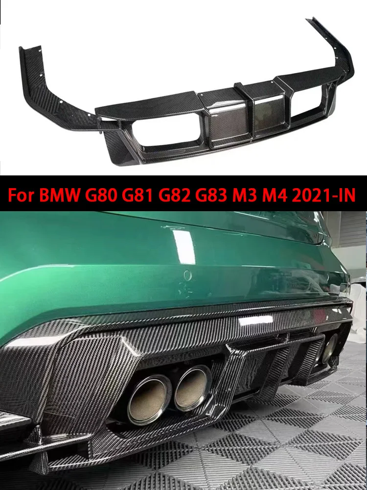 High Quality PSM Style Prepreg Dry Carbon Fiber Rear Diffuser Spoiler G80 G81 M3 G82 G83 M4 Performance Parts