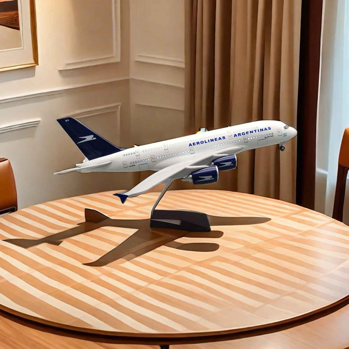 

for:Die-Cast Airplane 1:160 Airbus A380 Model Argentina Airways Model Plane Resin Aircraft Aviation Gifts for Children Family
