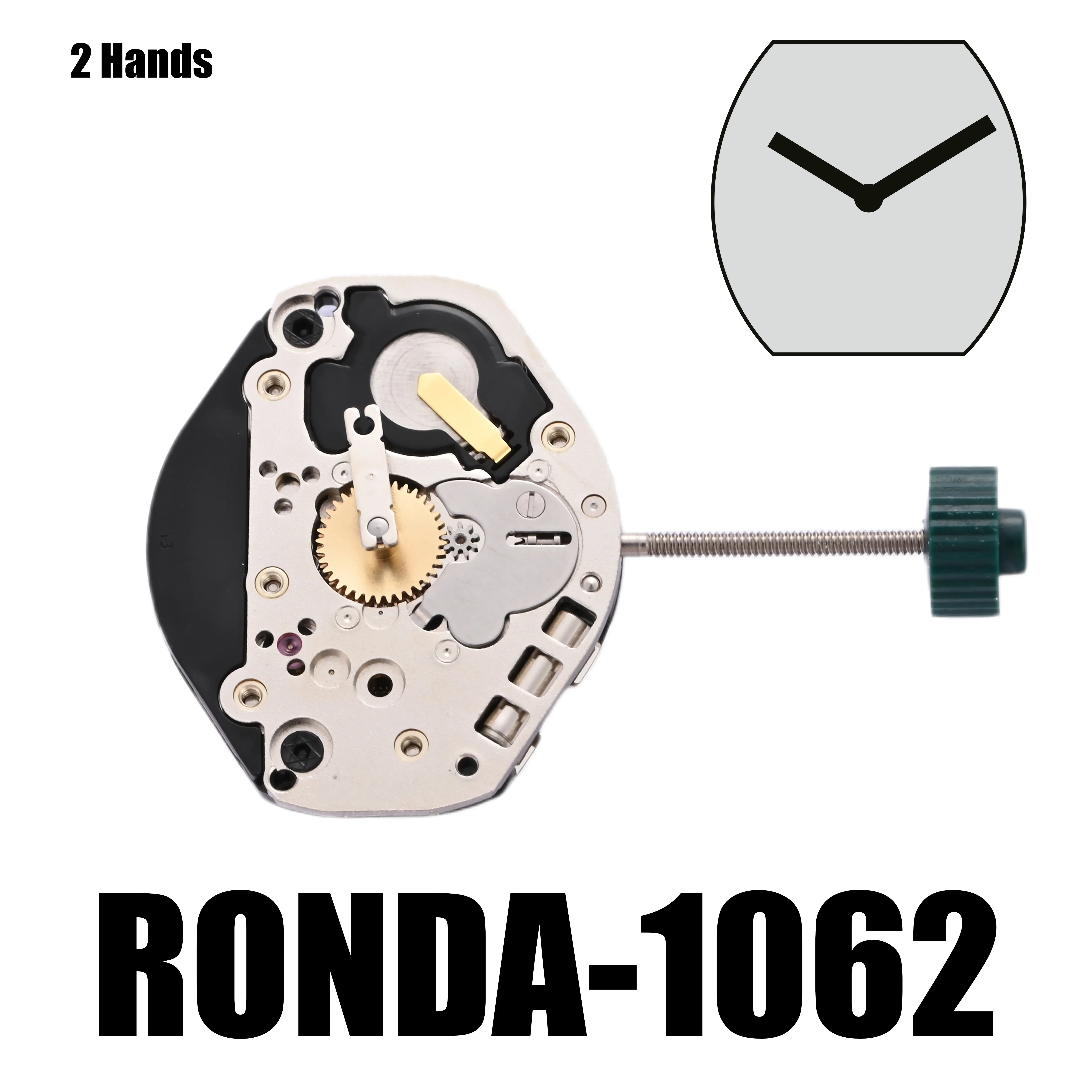 

Механизм 1062 Ronda 1062, оригинальный механизм, 2Hands, размер 6 3/4x8 дюймов (15,30 мм x 17,80 мм). Высота 1,90 мм. Аккумулятор 321. 1 украшение.