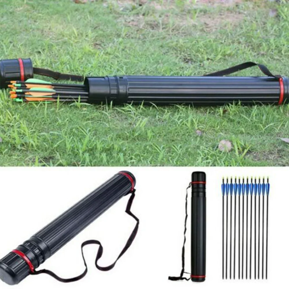 Đa Chức Năng Bắn Cung Công Cụ 63-105 Cm Nơ Mũi Tên Quiver Ống Lưng Vai Túi Săn Bắn Phụ Kiện