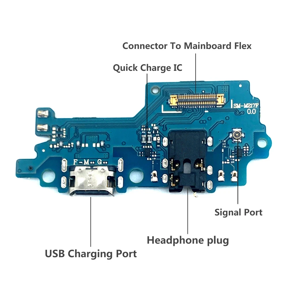 Fast Charger USB Dock Charging Dock Port Board With Mic Microphone Flex For Samsung M53 M23 5G M33 M62 M21S M22 M31s M32 M51 M52