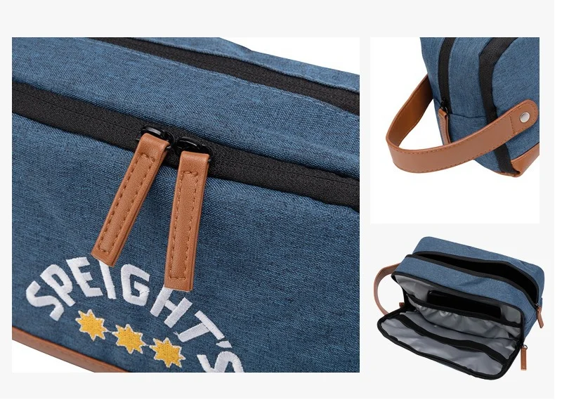 Travel Toiletry Bag Leather Canvas Makeup Bag Dopp Kit Shaving Kit Storage Holder Shaving Bag Strorage Travel Accessories