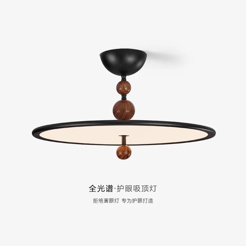 Italian Rotundity Black Aluminium Ceiling Lights Moden Minimalist Living Room Bedroom Restaurant Kitchen Iron Ball Hanging Lamps