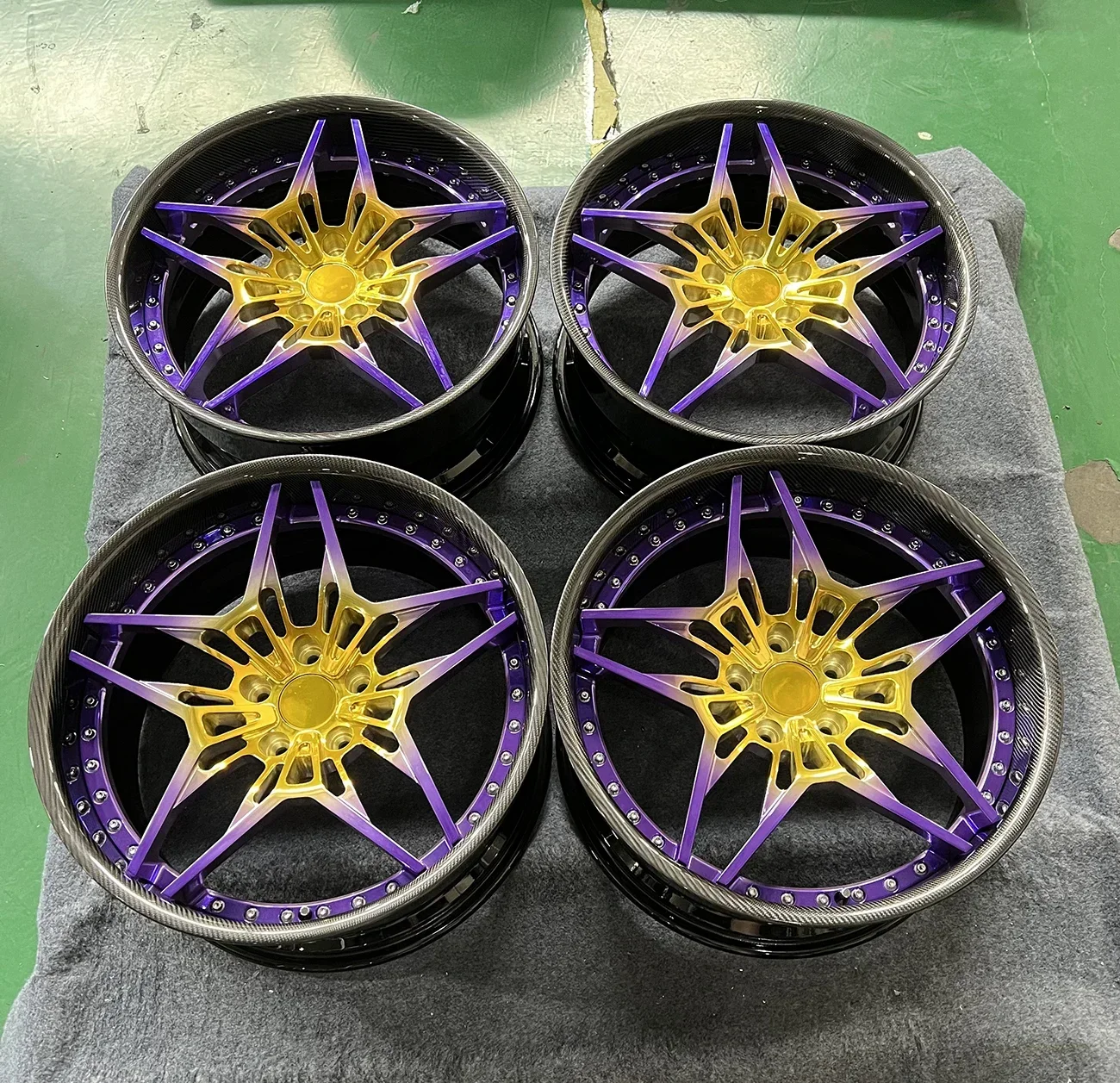 

5x120 5x112 5x130Alloy Rim Carbon fiber two-piece forged wheels high quality ultra-light wheels 19 20 21 22 inch m3 x3m x7 rims