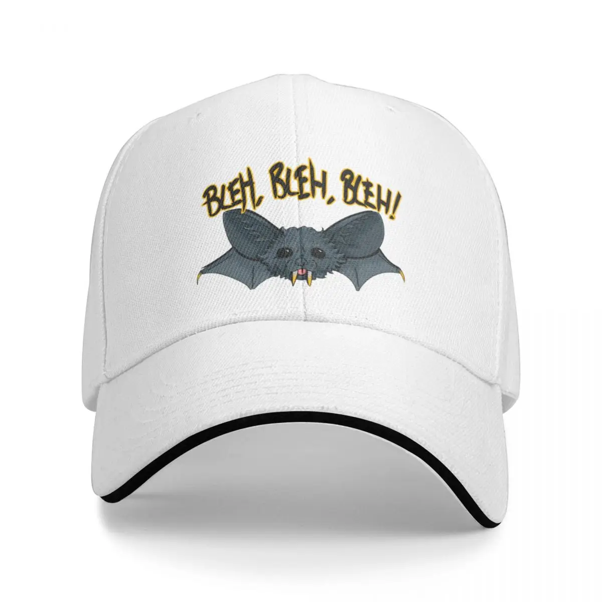 BLEH BLEH BLEH Bat Anime Cartoon Printing Baseball Cap For Womens Animal Spring Summer Coquette Beach Dad Hat Casual Trucker Cap