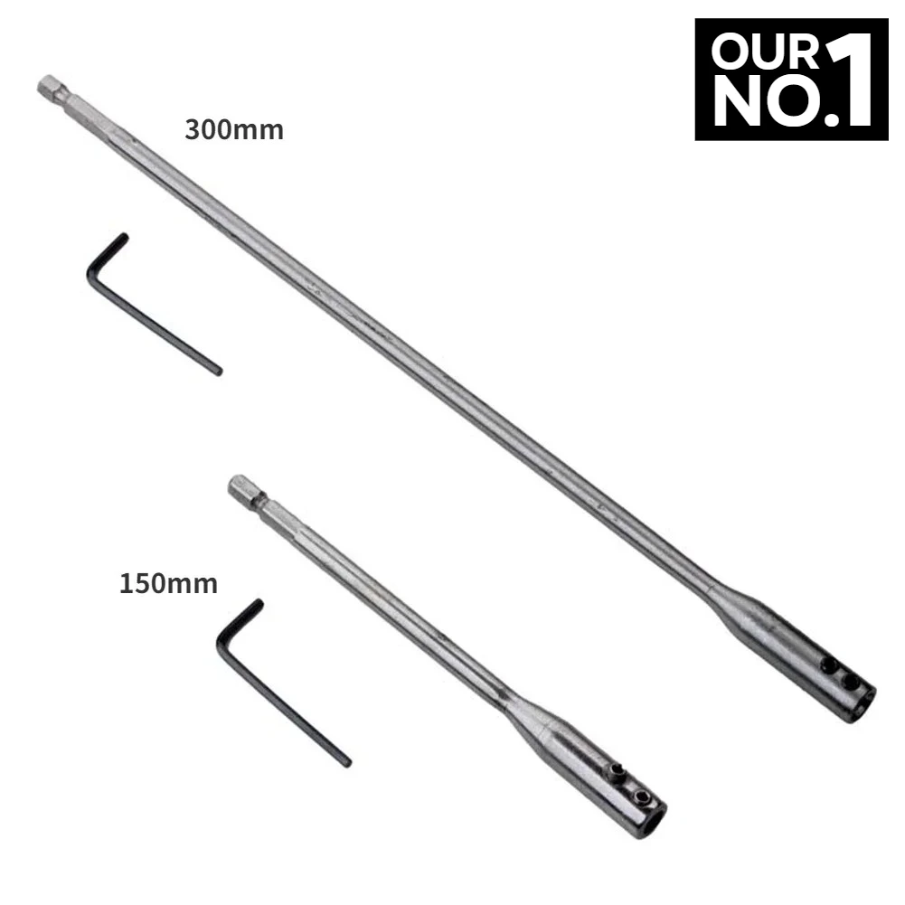 150mm/300mm Hexagonal Shank Extension Bars Holder Alloy Steel Quick Release Drill Bits Screwdriver Extension Bars Connecting Rod