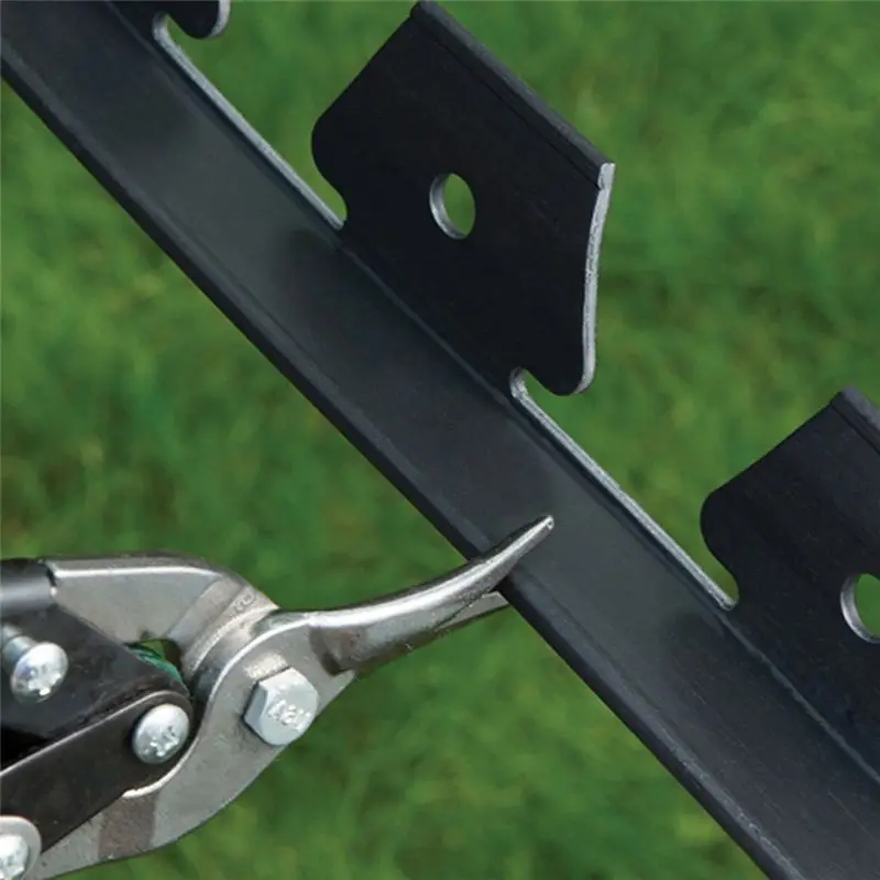 ABLQ Landscape Edging,16.4FT Garden Edging With 15 Edging Stakes, Rubber Landscaping Edging For Yard Edging Borders Black