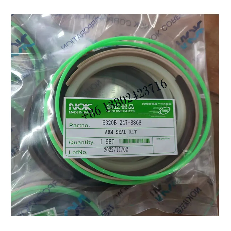 

4 Sets E320B Excavator Boom Arm Bucket Cylinder Seal Kit For Caterpillar Excavator Hydraulic Cylinder Repair Kits
