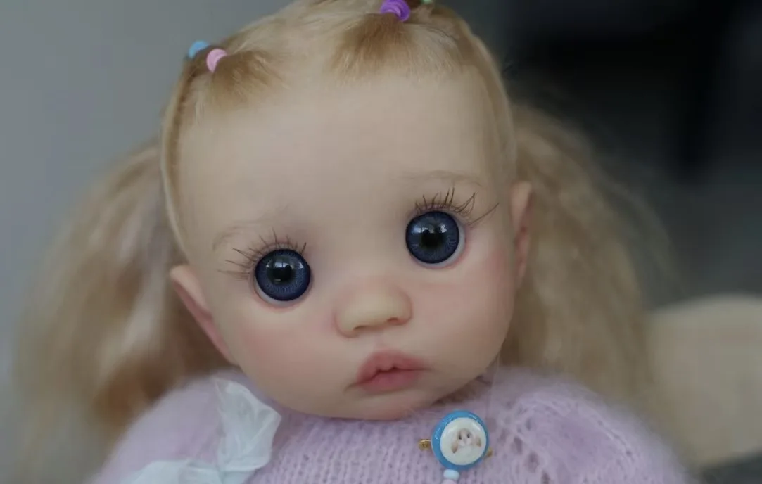 

St.Store Toddle Baby 16inch Peeka Already Painted Adorable Reborn Doll Rooted Hair As Gift
