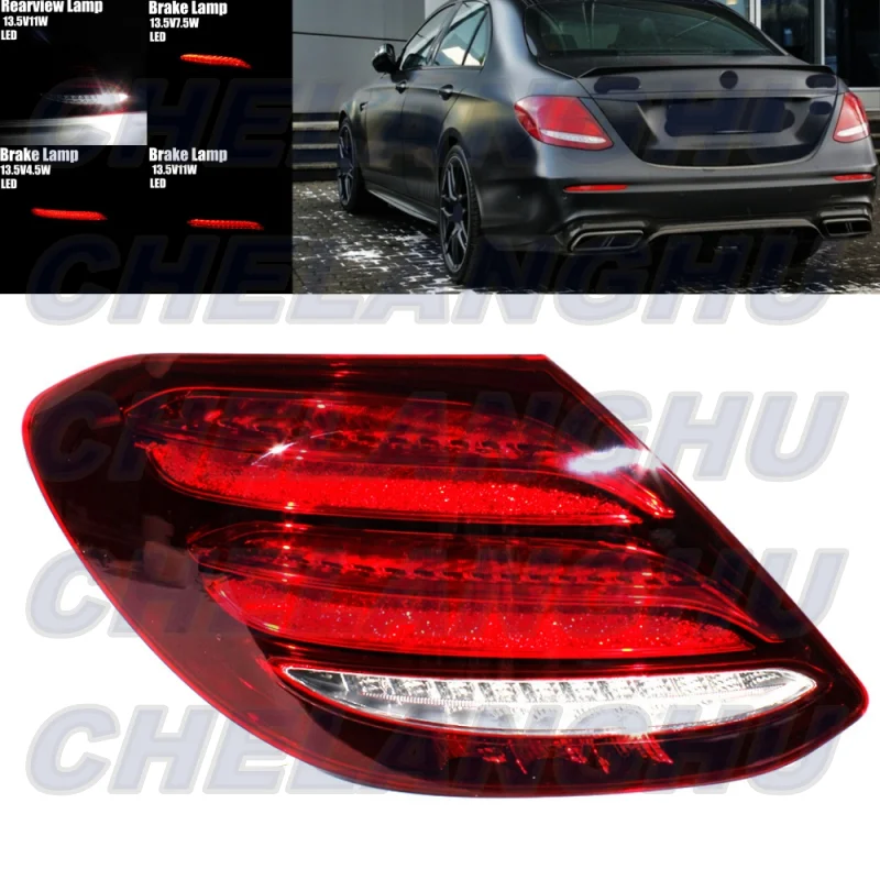 

LED Tail Light For Benz E200 E220d E350d W213 Right-hand drive 2017 2018 2019 2020 1pc Left Side Rear Lamp Car accessories