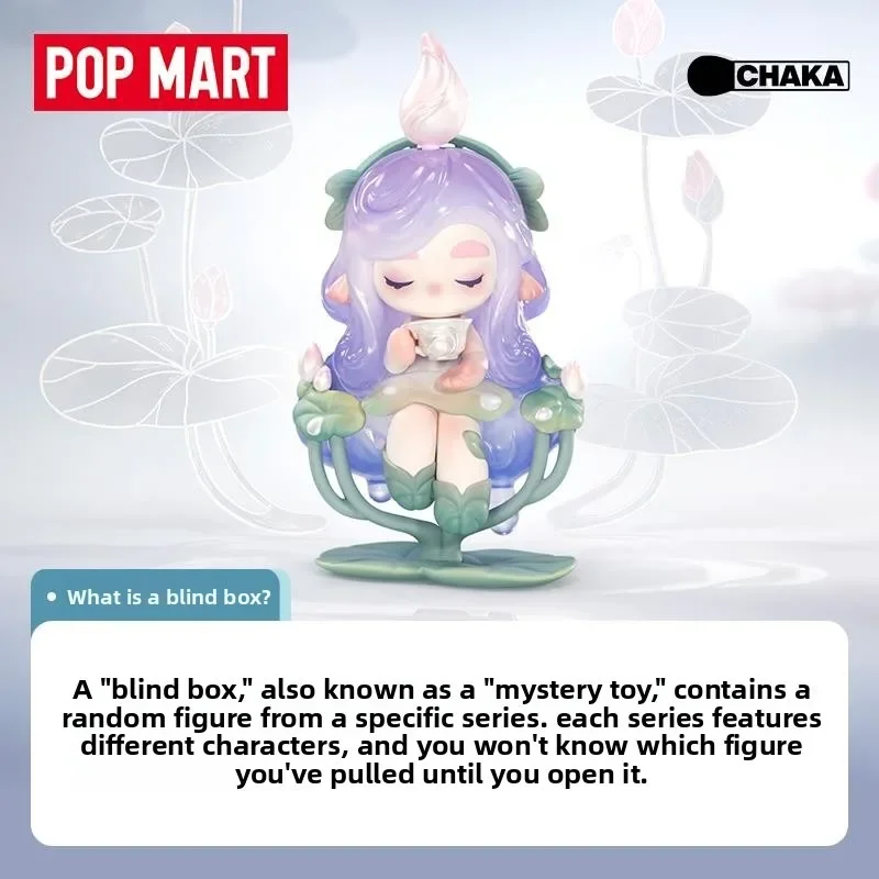 POPMART CHAKA Ryukyu Qu سلسلة التماثيل العصرية صناديق أعمى لطيف ومفاجئ اللعب منضدية الحلي جمع هدية عيد