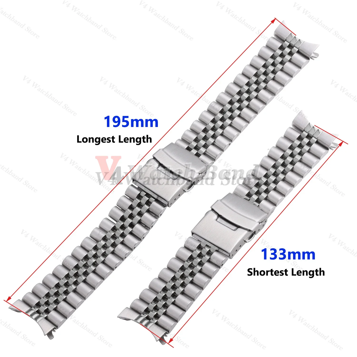 22mm MDV106 Watch Band Diving Watch Bracelet for Casio  MDV-106 MDV-107 Metal Wrist Band Silver Steel Strap MDV106 image 2