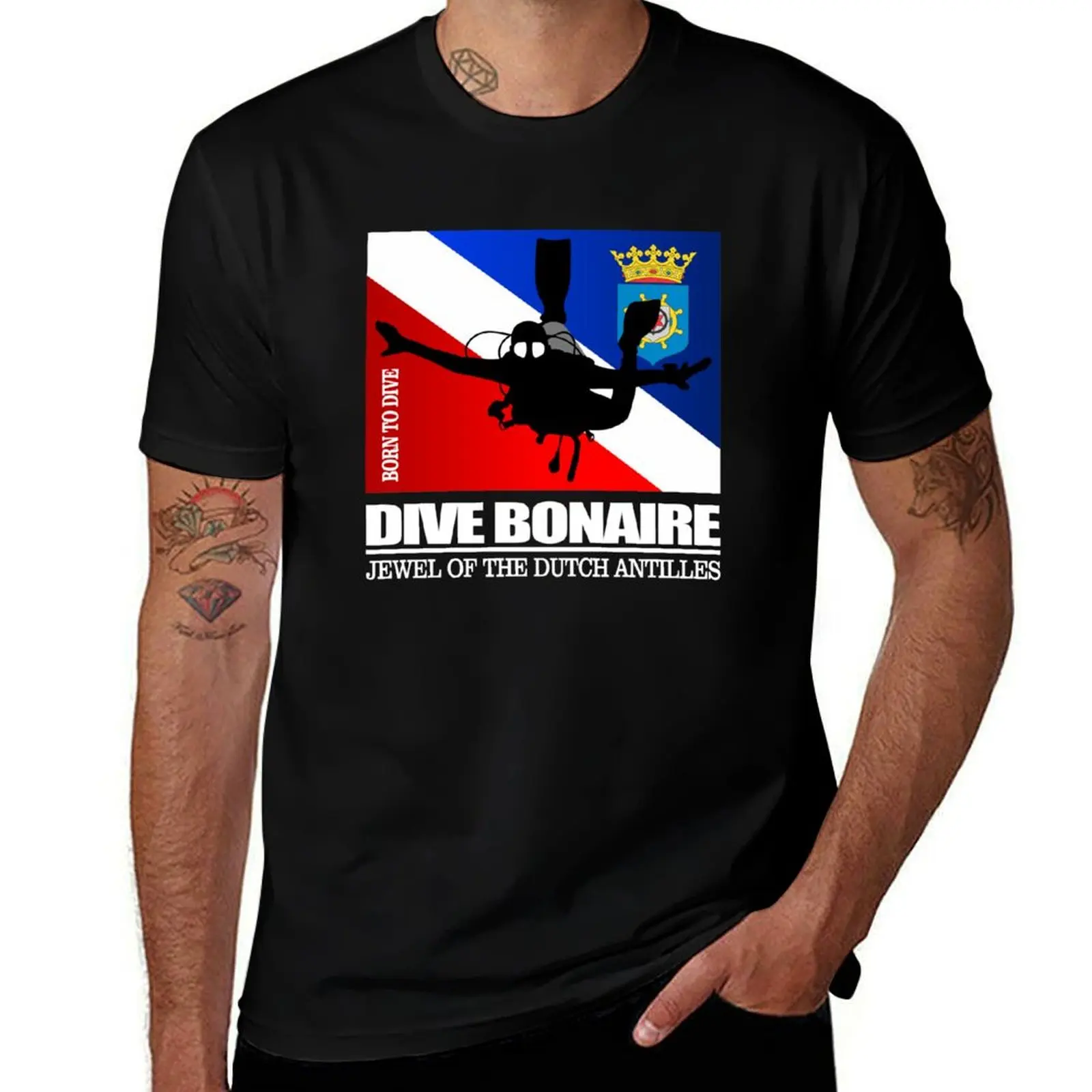 

Dive Bonaire (DF2) T-Shirt t shirts for man cotton graphic t shirts for man t shirt man plain T-Shirt