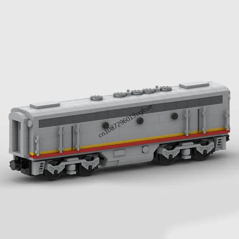 Nouveau 1181 pièces ville technique Train voie ferrée Moc Santa Fe EMD F7 modèle bloc de construction bricolage idées créatives enfant jouet cadeau d'anniversaire