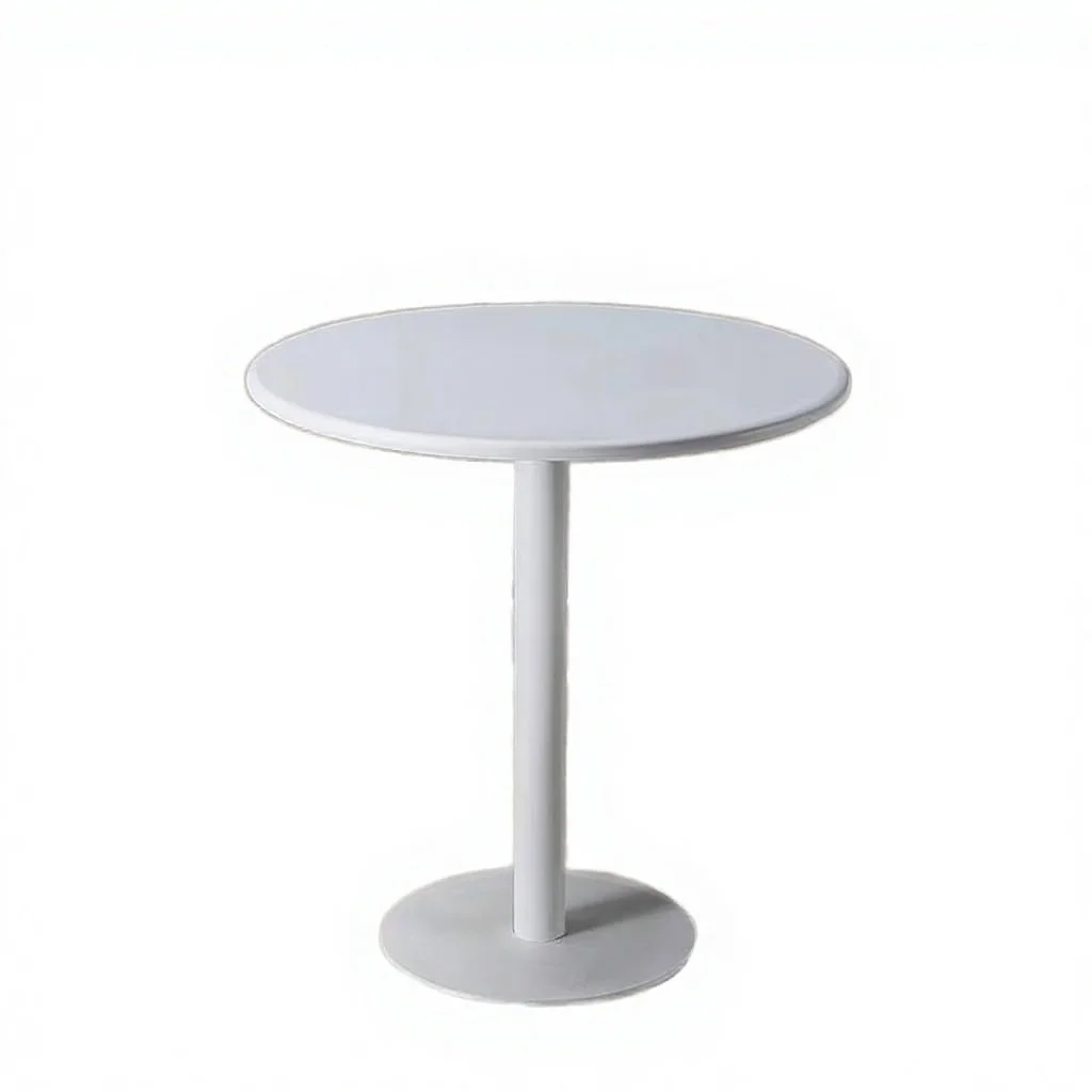 Round Extendable Metal Coffee/Bar Table with Golden Black Pedestal for Home Office Living Room Mall & Kitchen Use