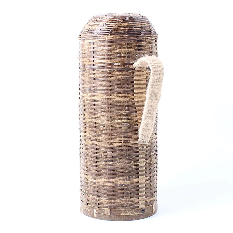 

Natural Bamboo Woven Nostalgic Bamboo Woven Kettle Cover Electric Kettle Shell Insulation Thermos Bottle Hand Woven Bamboo