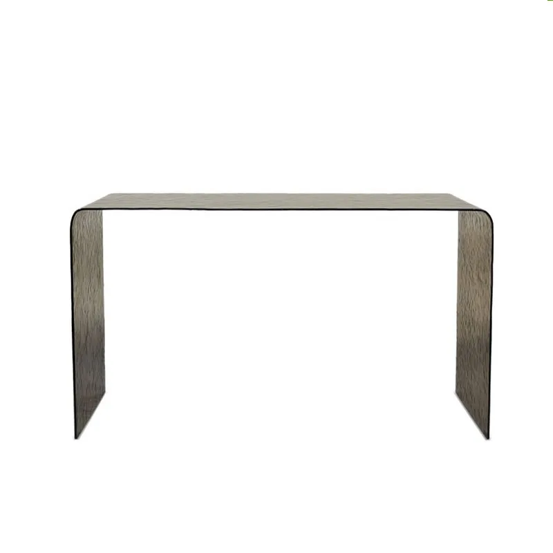 

Entrance table, living room, household entrance table, home decoration, hot melt tempered glass ultra-narrow strip case