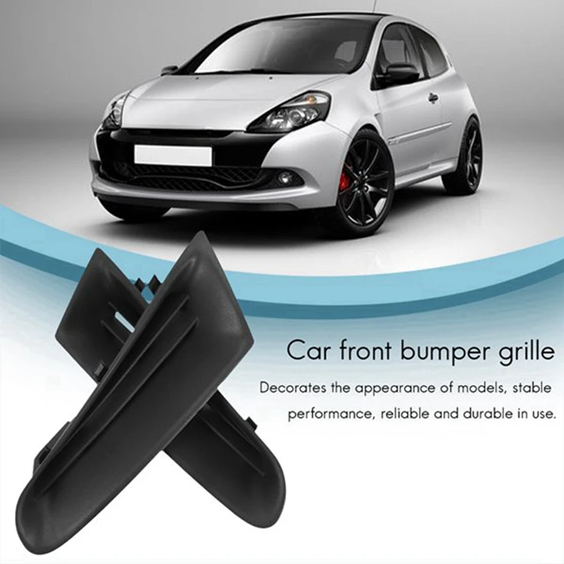 Front Bumper Open Vent Grille Intake Fog Light Grill 7701208684 For Renault Clio MK3 2005-2009