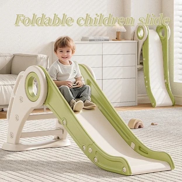 

Складная детская горка для дома и улицы, безопасная, устойчивая, легко хранить, пластиковая, штабелируемая