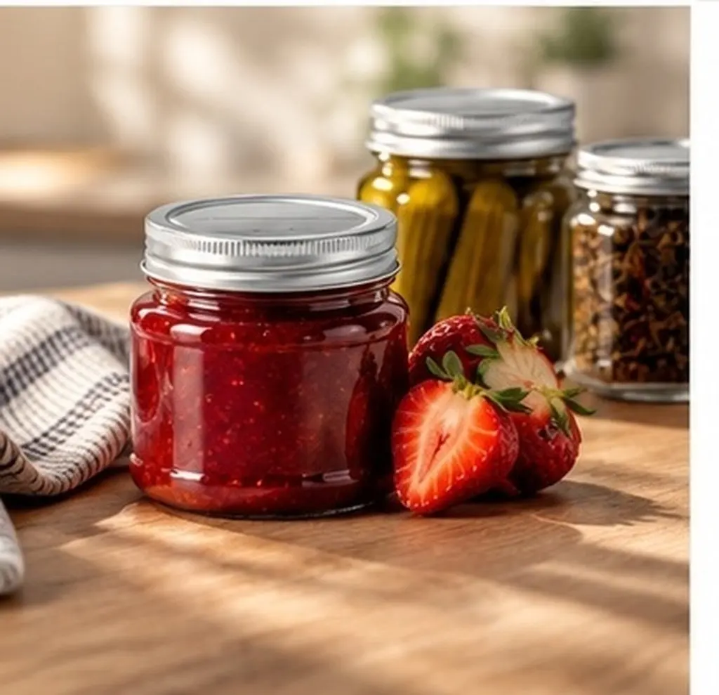 10Sets Jar For Jam Making Family Lids Tinplate Sealing Leakproof Airtight Spices Tea Coffee Candy Biscuits