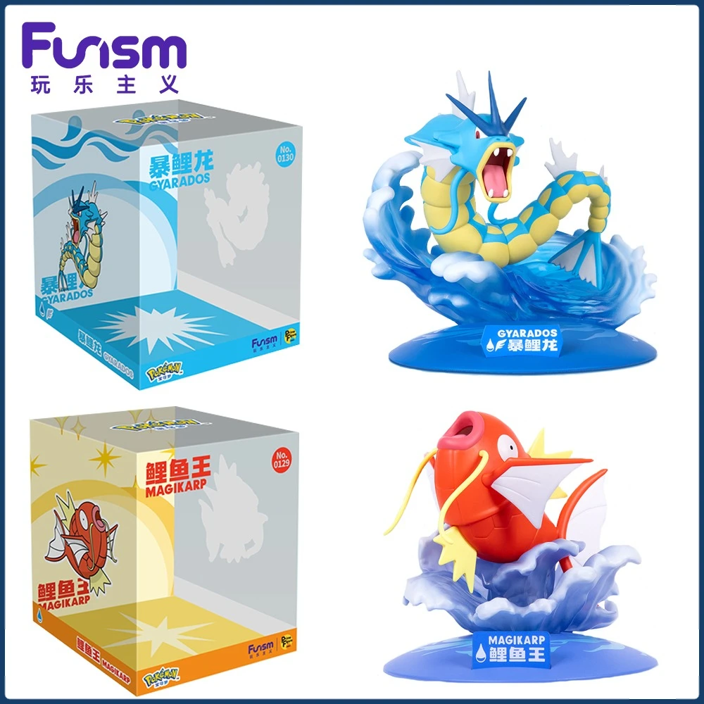 

New Genuine FUNISM Pokémon Anime Figure Cool Scene Skills Ornaments Fun and Creative Desktop Decoration Children Christmas Gifts