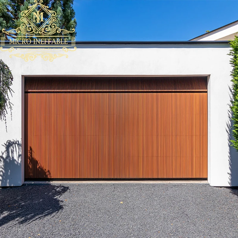 

Modern Design Automatic Aluminum Frameless Garage Door Wi-Fi Control Overhead Garage Door