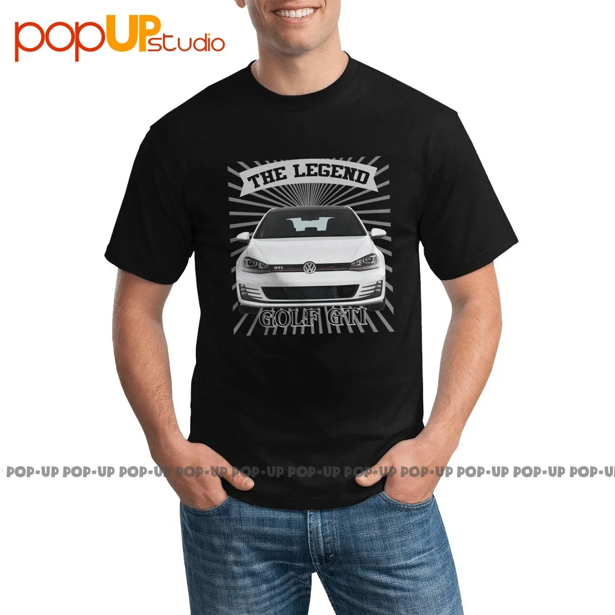 Rare Autotee Fan Golf Mk7 Gti The Legend Fine Art T-shirt Trendy Natural Best Seller Tee Shirt